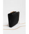 BOLSO DE MANO GLAX - NEGRO