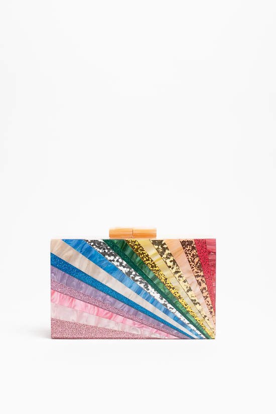 BOLSO DE MANO NOI - MULTICOLOR APRICOT