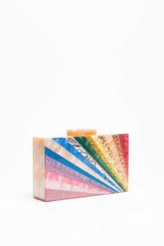 SAC À MAIN NOI - ABRICOT MULTICOLORE 2
