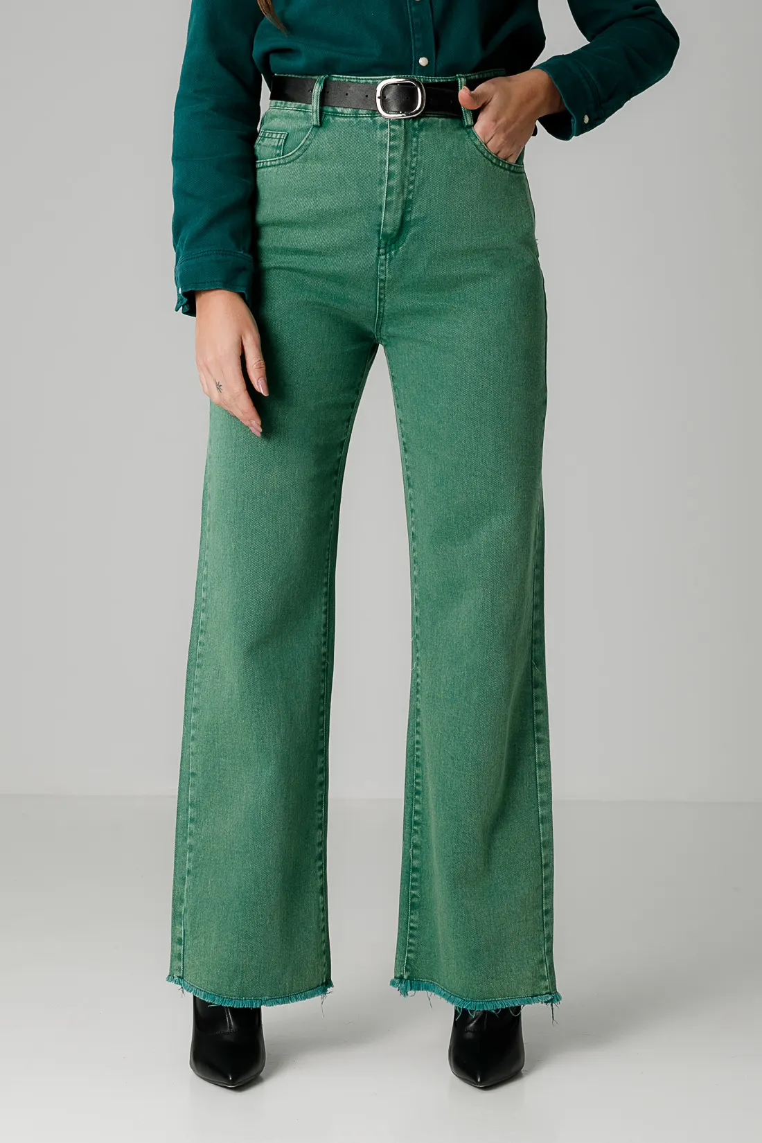 LODINES TROUSERS - GREEN