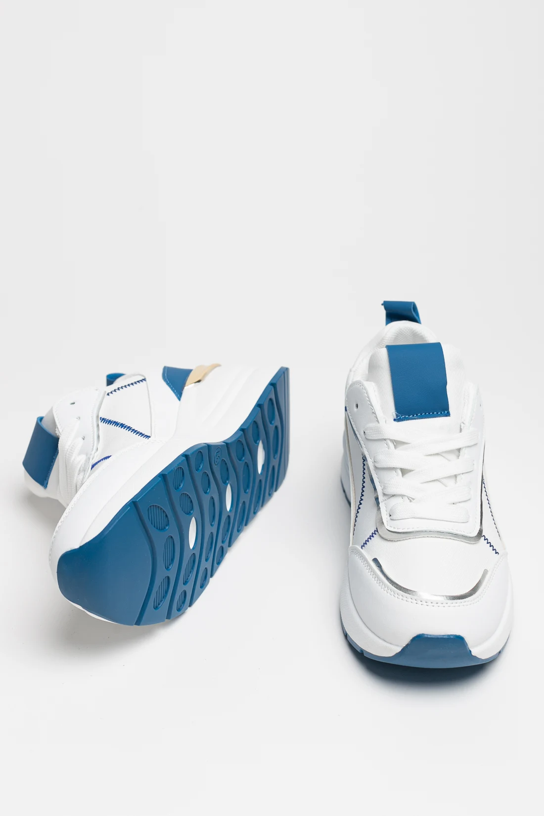 NIDOR CASUAL SNEAKERS - WHITE/BLUE