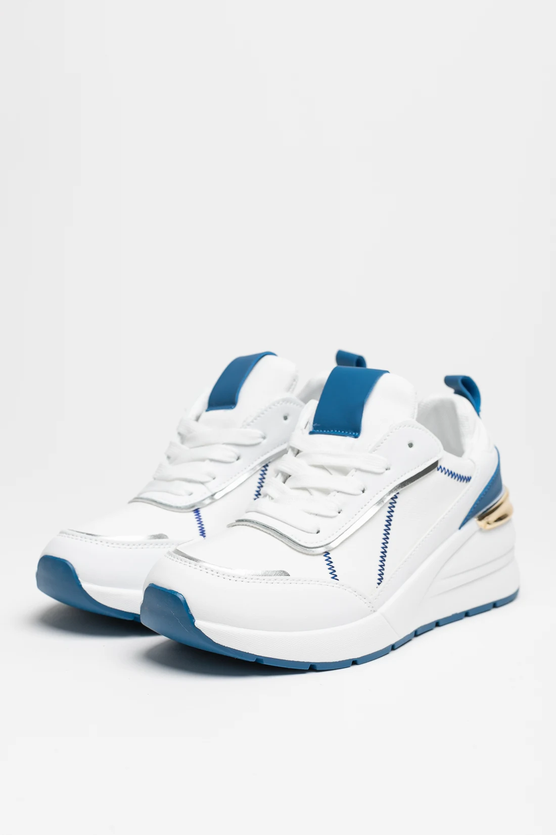 NIDOR CASUAL SNEAKERS - WHITE/BLUE