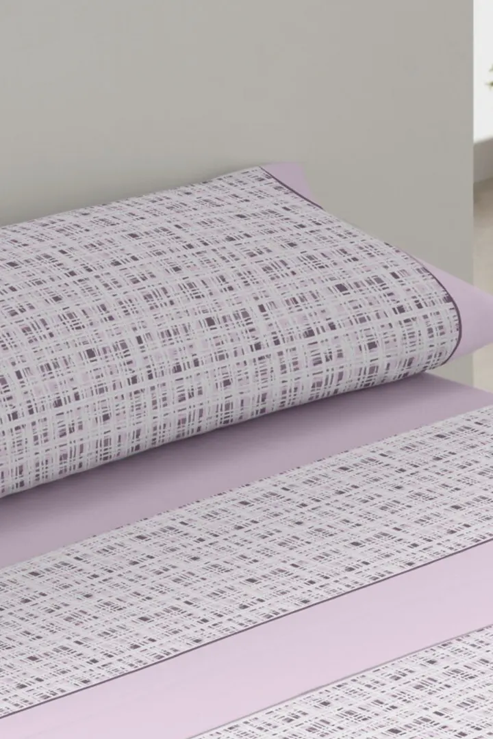 DONEGAL COLLECTIONS CHECK SHEET SET - PINK