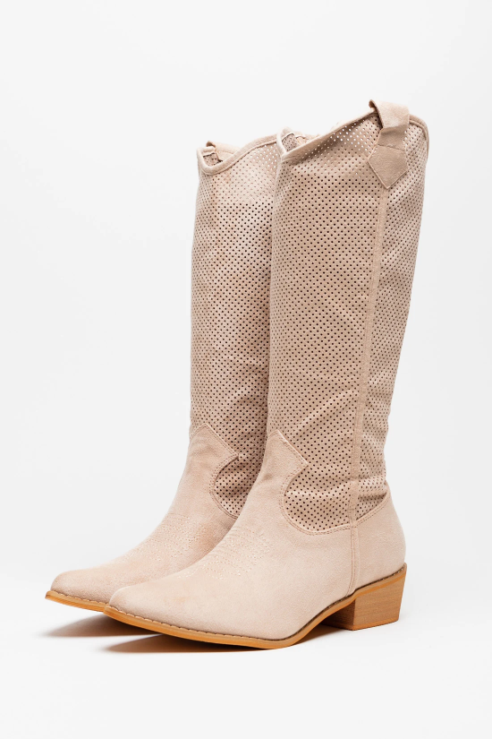 BOTA COWBOY KALAME - BEGE 2