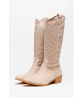BOTTE DE COWBOY KALAME - BEIGE