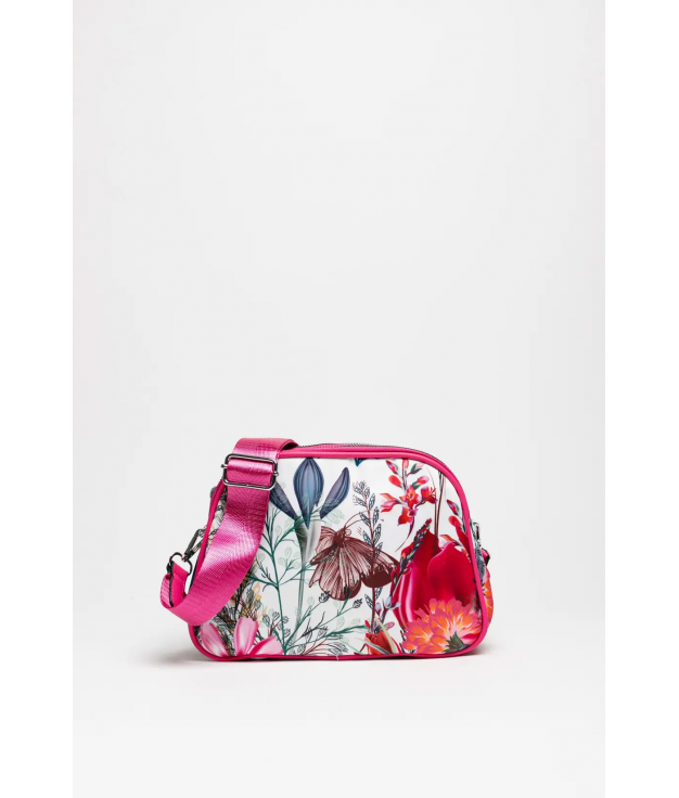 BORSA A TRACOLLA BURNE - FUCSIA