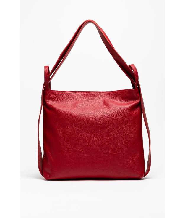 LUGRAY LEATHER BAG - RED