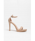 SANDALIA DE TACÓN NULIE - BEIGE