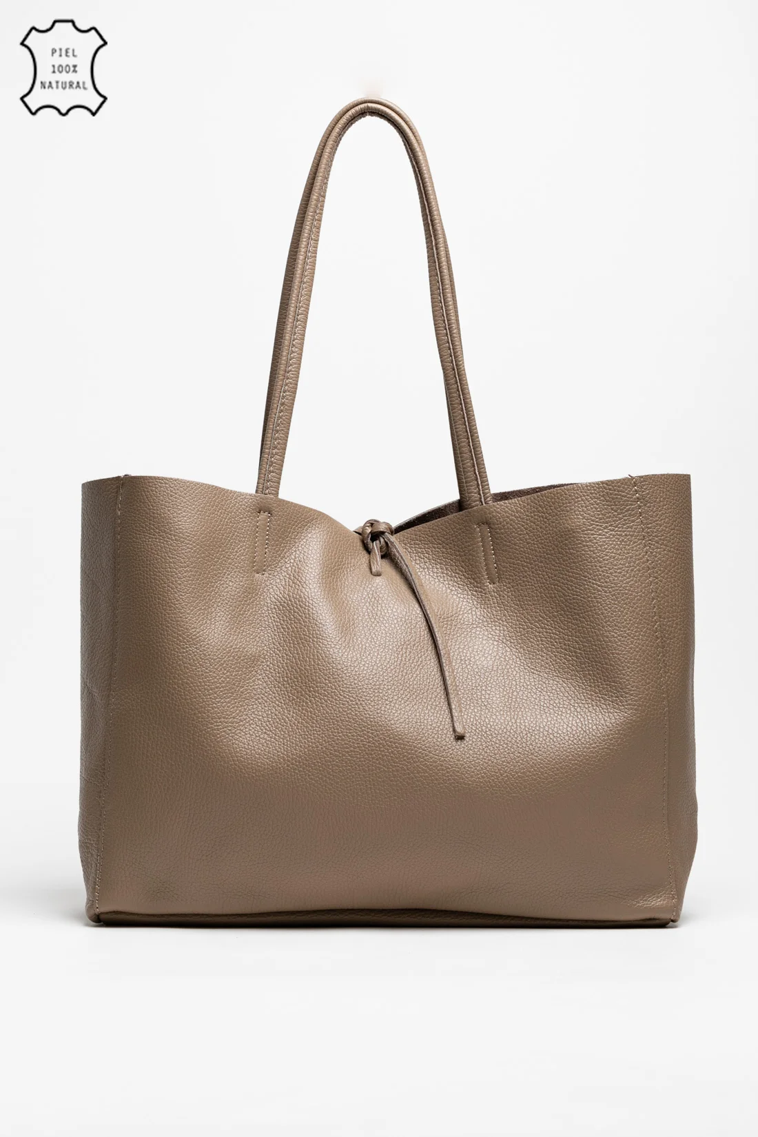 Ivana leather bag - grey
