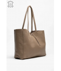 Bolso porta movil de piel Gianna - gris