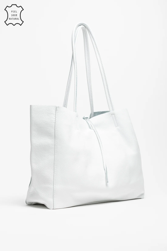 BOLSO DE PIEL ILARY - BLANCO 2