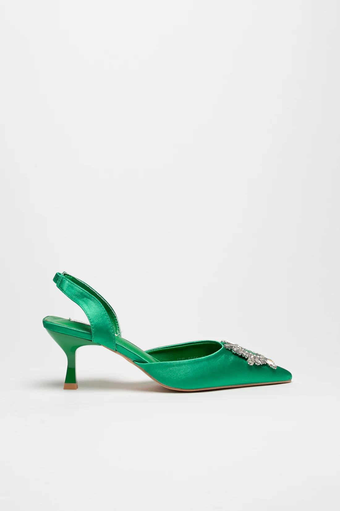 HEELED SHOES DUNIE - GREEN