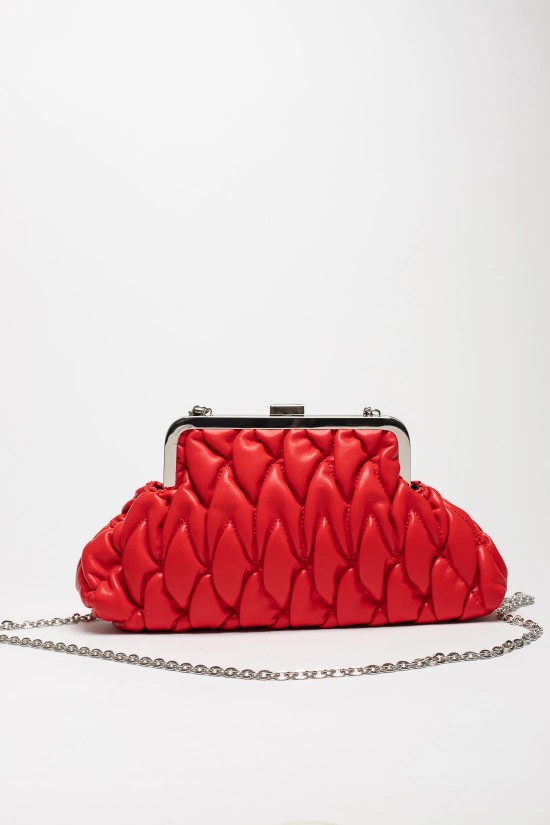 BOLSO DE MANO KENAE - ROJO