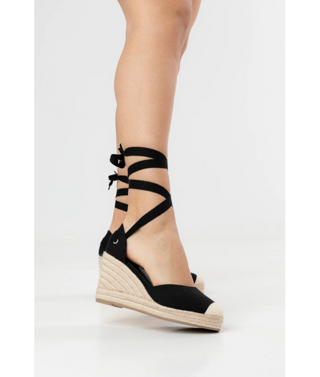 SILE WEDGE HEEL - BLACK