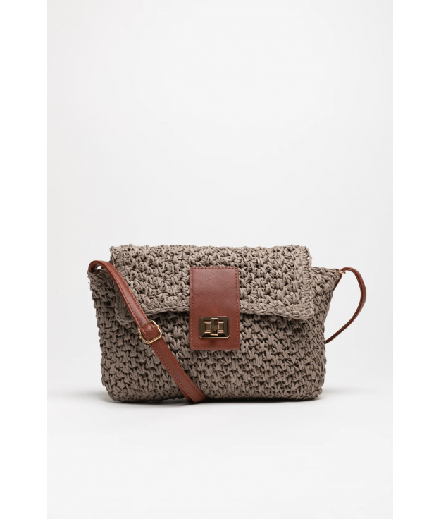 LASTY CROSSBODY BAG - BROWN