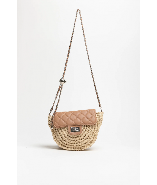 SAC À BANDOULIÈRE GARILE - BEIGE/KHAKI