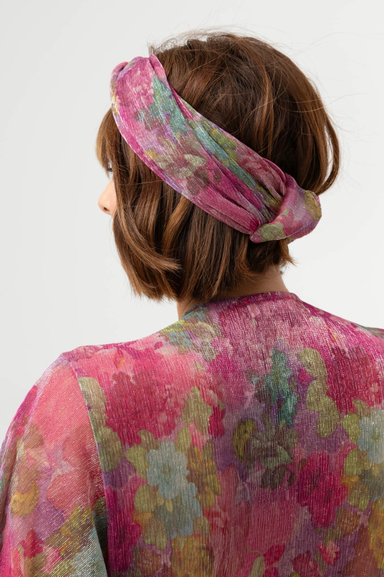 TURBAN CARDE - FUCHSIA 2