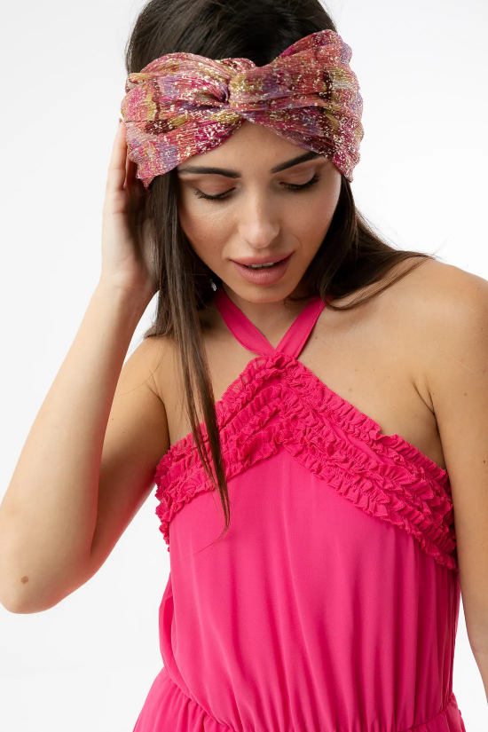 TURBAN CARDE - ROSE 2