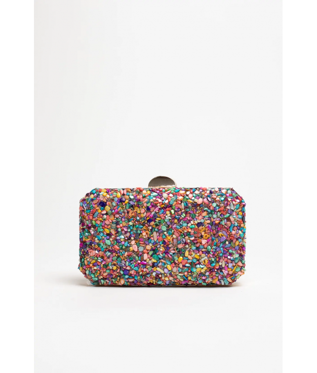 BOLSO DE MANO GOYE - MULTICOLOR