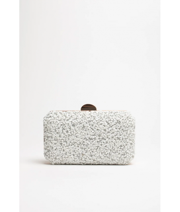 BOLSO DE MANO GOYE - BLANCO