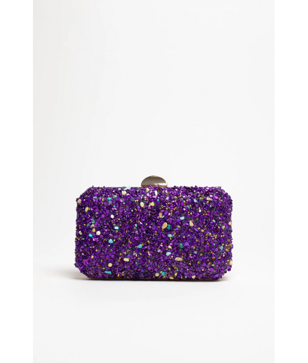 BOLSO DE MANO GOYE - MORADO