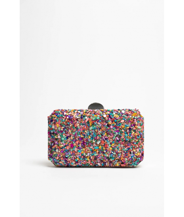 BOLSO DE MANO PLAVER - MULTICOLOR