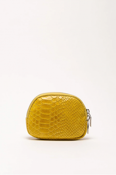 Monedero piel Nimo - beige