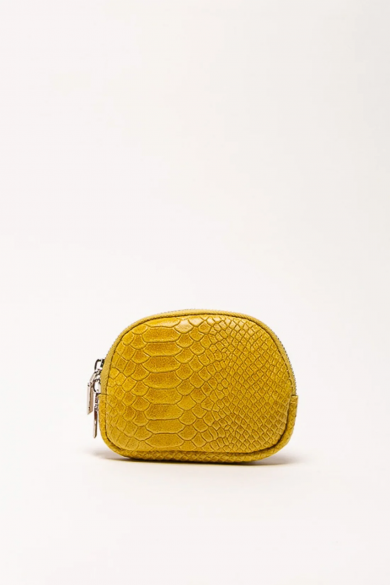 Monedero piel Nimo - beige 2