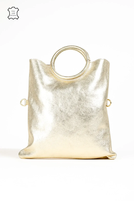 DRILTE SHOULDER BAG - GOLD