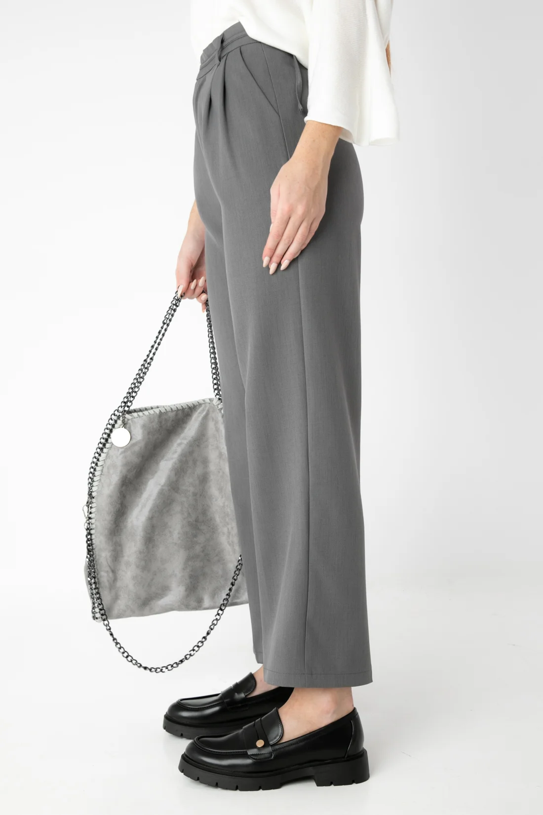 LOMERE TROUSERS - GREY