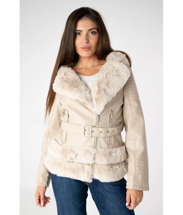 CHAQUETA TARMUDE - BEIGE