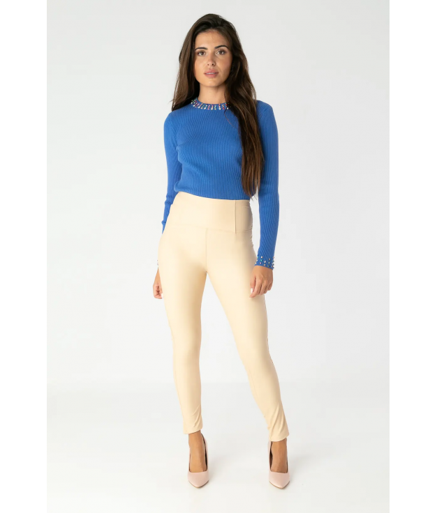 BOLUR LEGGINGS - BEIGE