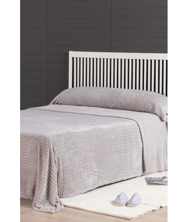 JACQUARD CORAL JACQUARD SHEET SET KARAMELO - GREY