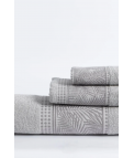 SET DE SERVIETTES 3 PIÈCES OCEAN - GRIS