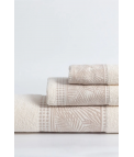 SET DE SERVIETTES OCÉAN 3 PIÈCES - BEIGE