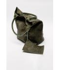 Bolsa de couro Elena - castanho