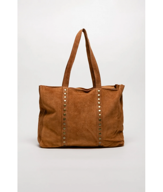 BOLSO DE PIEL ATHURUGA - CAMEL