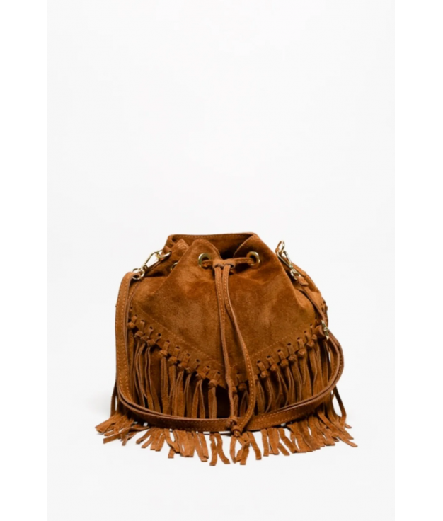 BOLSO DE PIEL MAUMERE - CAMEL