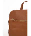 SAC À DOS EN CUIR KELTSE - CAMEL