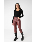 PANTALÓN PLIQUE - GRANATE