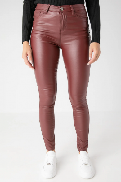 PANTALÓN PLIQUE - GRANATE 2