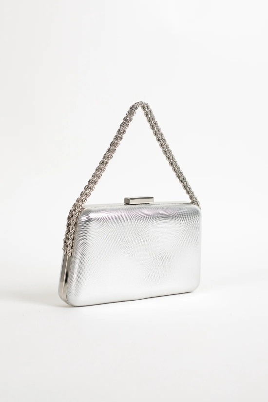 BOLSO DE MANO TABRE - PLATA 2