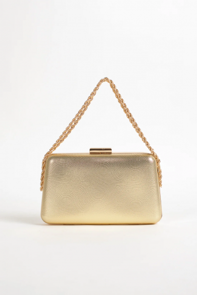 BOLSO DE MANO TABRE - ORO