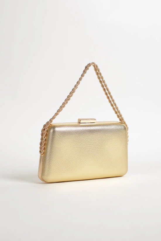BOLSO DE MANO TABRE - ORO 2