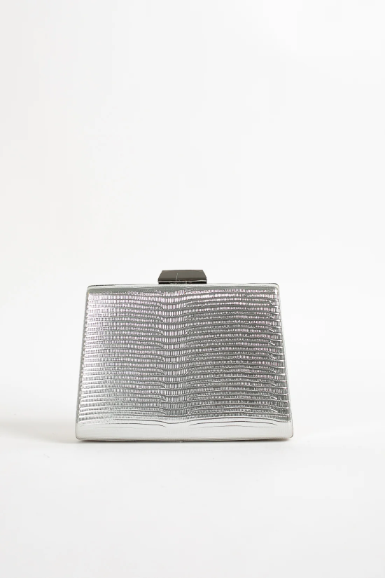 BOLSO DE MANO PRESU - PLATA