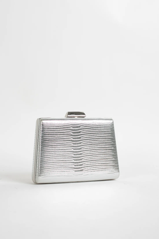 BOLSO DE MANO PRESU - PLATA 2