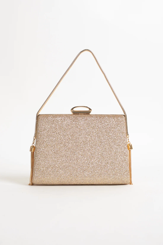 BOLSO DE MANO BELL - ORO 2