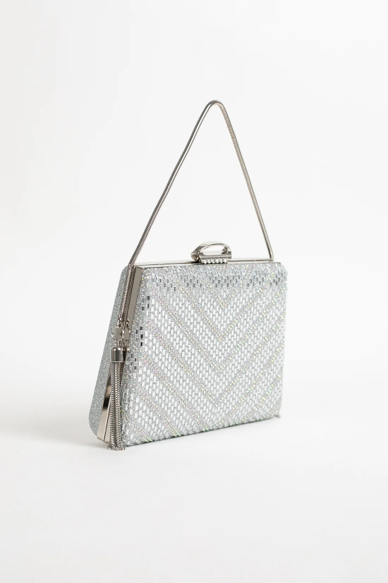 SAC À MAIN BELL - ARGENT 2