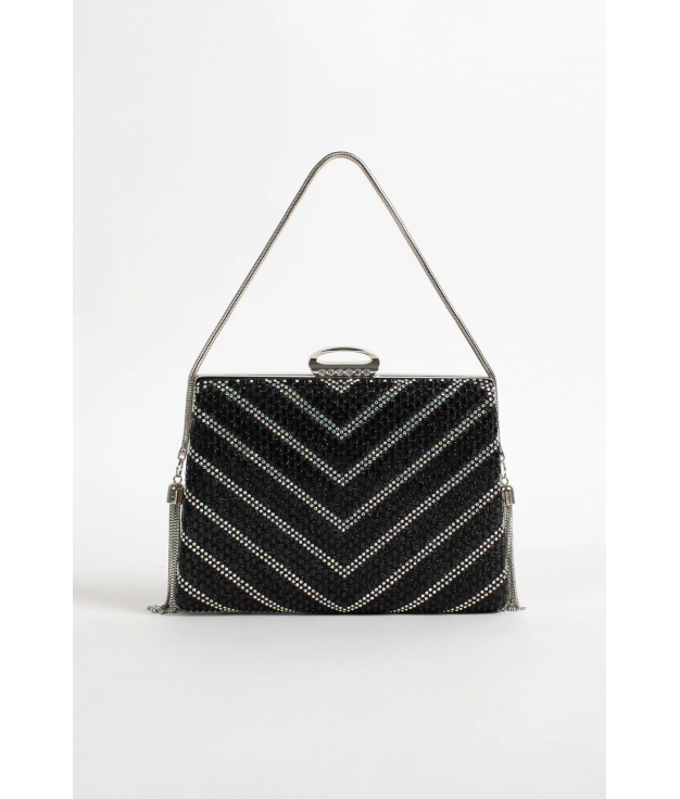 BOLSO DE MANO BELL - NEGRO