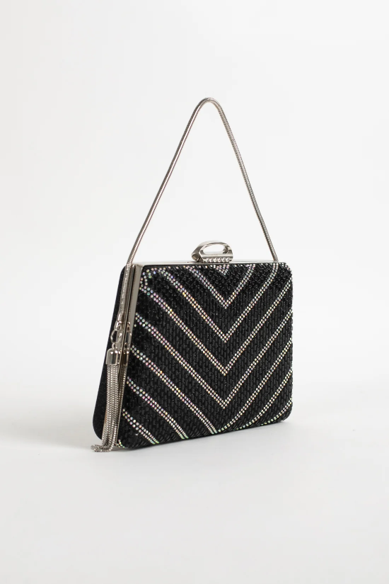 BOLSO DE MANO BELL - NEGRO 2